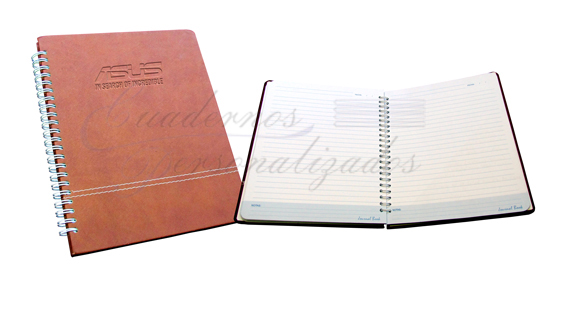 Cuaderno texturizado personalizado